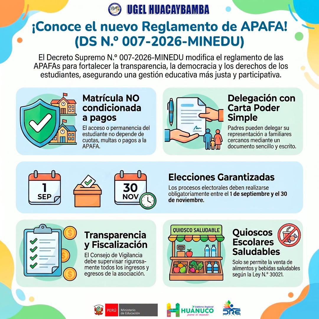 📢 ¡COMUNICADO A LA COMUNIDAD EDUCATIVA DE HUACAYBAMBA! 📢